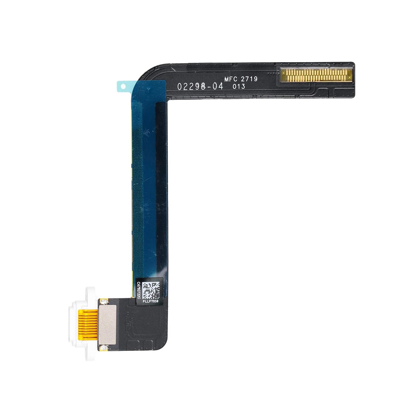 REPLACEMENT FOR IPAD 10.2" 7TH/8TH DOCK CONNECTOR FLEX CABLE - WHITE