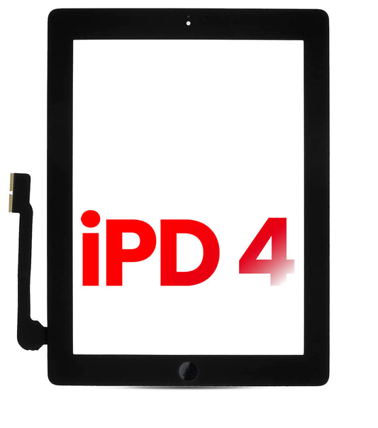 REPLACEMENT FOR IPAD 4 BLACK TOUCH SCREEN ASSEMBLY