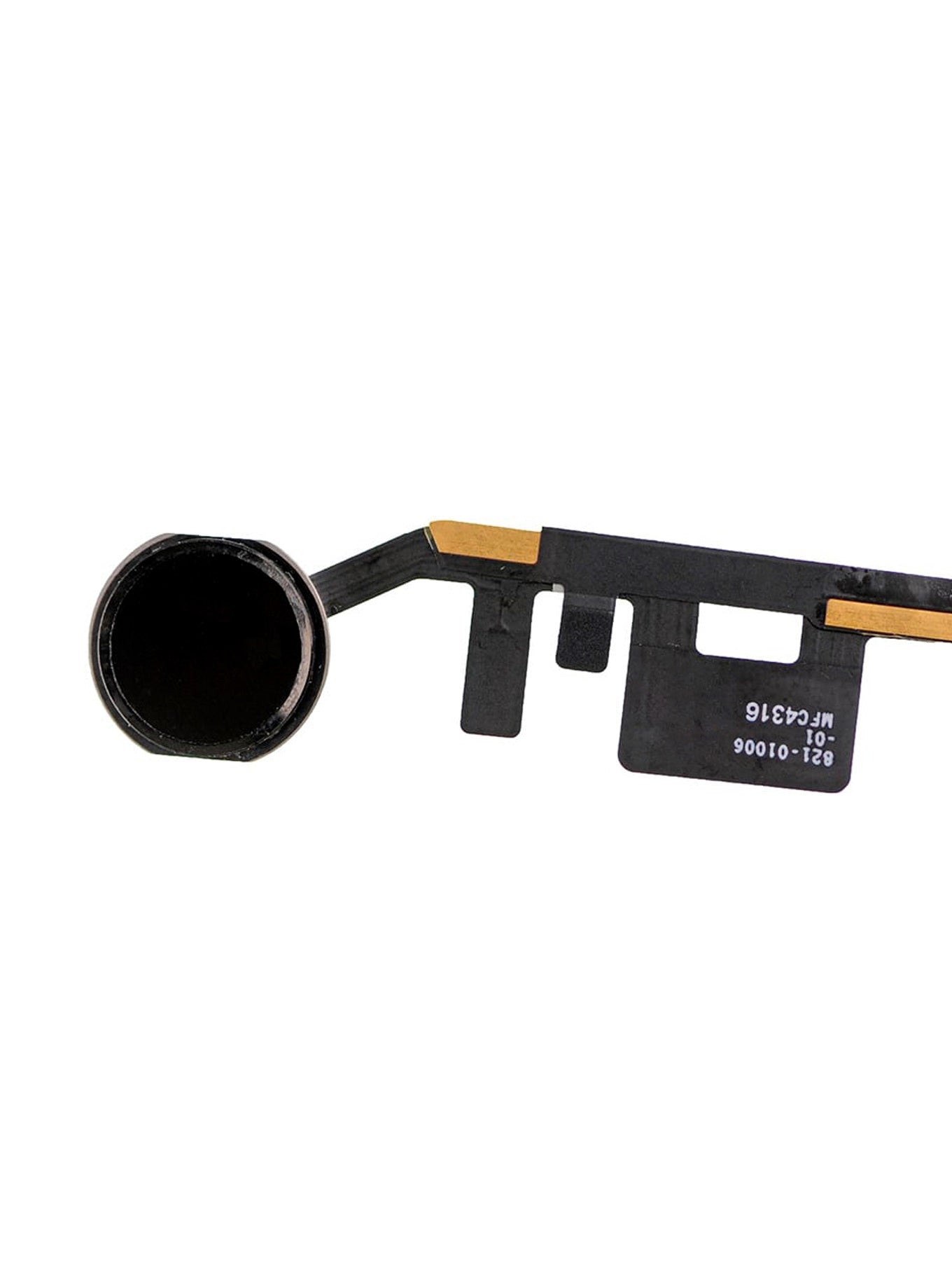 REPLACEMENT FOR IPAD 5/IPAD 6 HOME BUTTON ASSEMBLY WITH FLEX CABLE RIBBON - BLACK