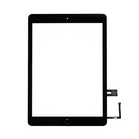 REPLACEMENT FOR IPAD 6 TOUCH SCREEN ASSEMBLY WITH BLACK HOME BUTTON ASSEMBLY - BLACK