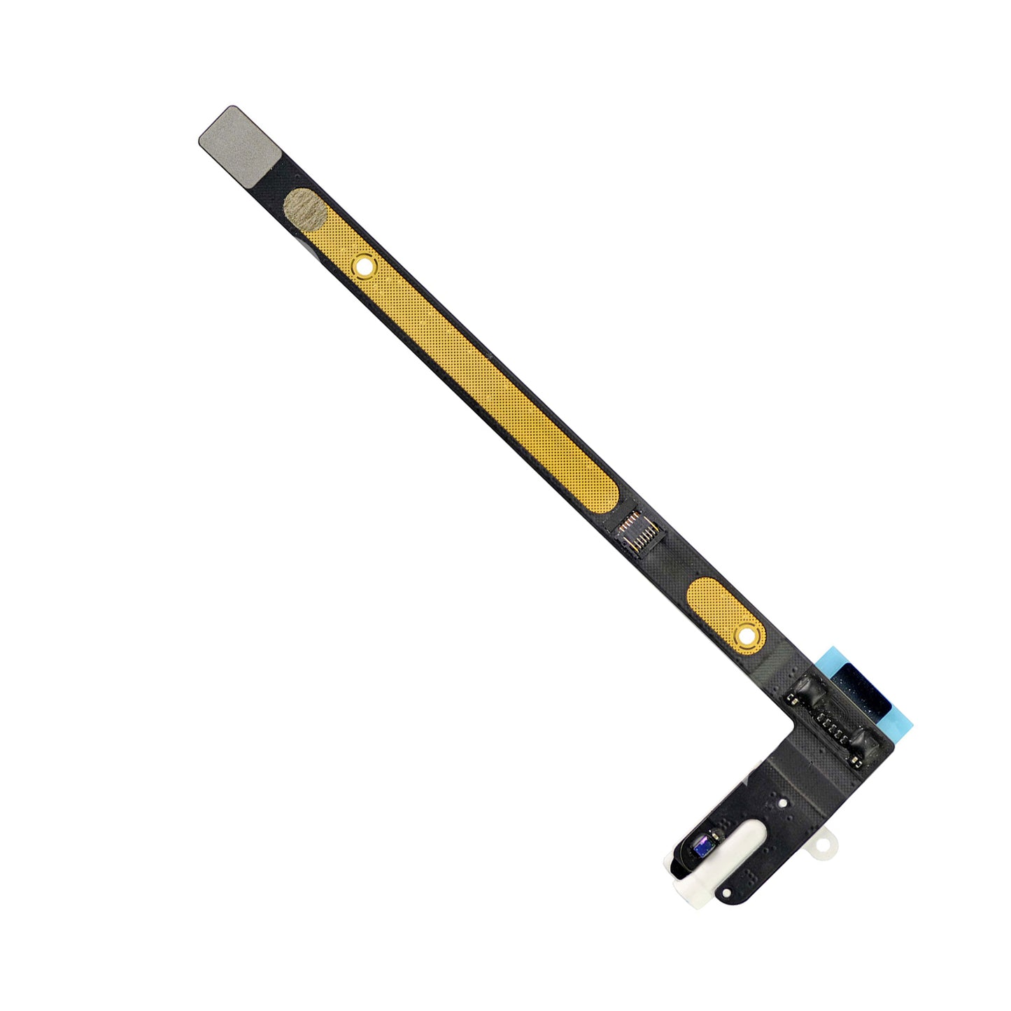 REPLACEMENT FOR IPAD AIR 2 4G VERSION AUDIO EARPHONE JACK FLEX CABLE - WHITE