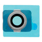 REPLACEMENT FOR IPAD AIR & IPAD MINI 1/2 REAR CAMERA LENS WITH BRACKET - SILVER
