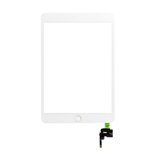 REPLACEMENT FOR IPAD MINI 3 DIGITIZER ASSEMBLY WITH GOLD HOME BUTTOM ASSEMBLY - WHITE