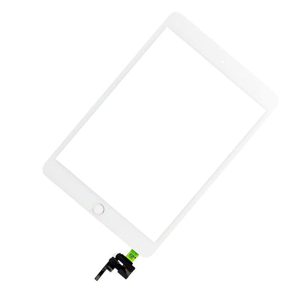 REPLACEMENT FOR IPAD MINI 3 DIGITIZER ASSEMBLY WITH GOLD HOME BUTTOM ASSEMBLY - WHITE