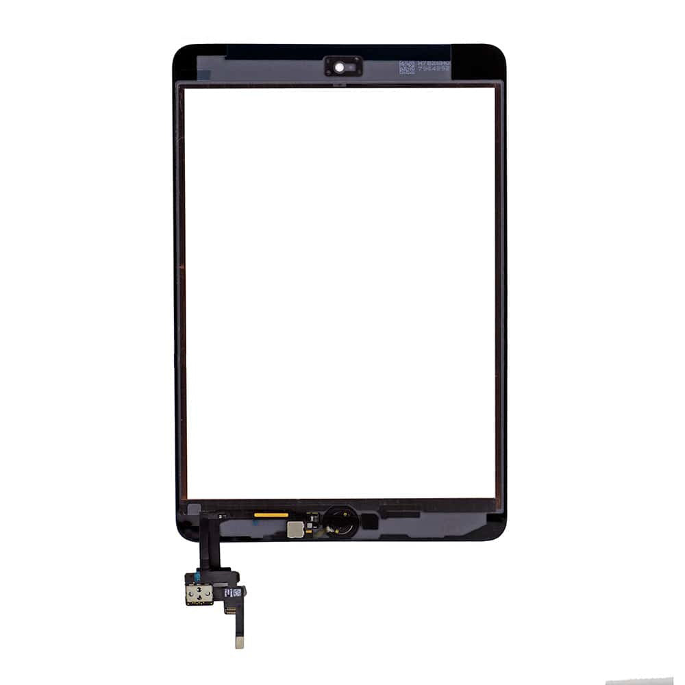 REPLACEMENT FOR IPAD MINI 3 DIGITIZER ASSEMBLY WITH SILVER HOME BUTTOM ASSEMBLY - WHITE
