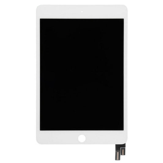 REPLACEMENT FOR IPAD MINI 4 LCD WITH DIGITIZER ASSEMBLY WITHOUT HOME BUTTON - WHITE