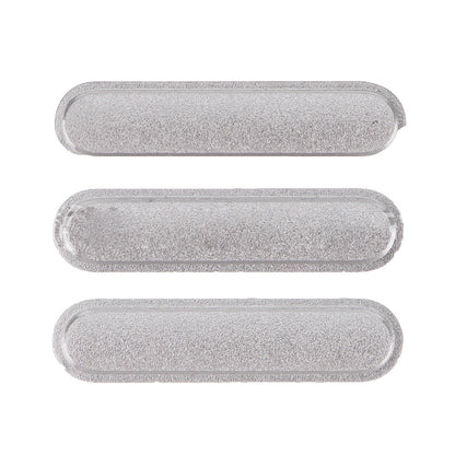 REPLACEMENT FOR IPAD MINI 4 SIDE KEYS REPLACEMENT (3 PCSSET) - SILVER