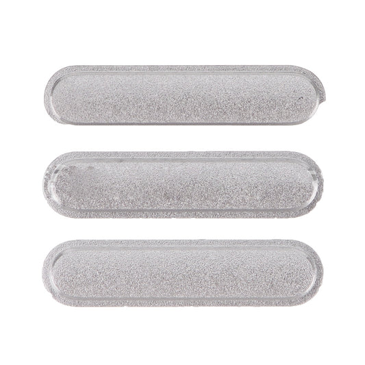 REPLACEMENT FOR IPAD MINI 4 SIDE KEYS REPLACEMENT (3 PCSSET) - SILVER