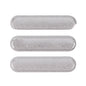 REPLACEMENT FOR IPAD MINI 4 SIDE KEYS REPLACEMENT (3 PCSSET) - SILVER