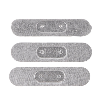 REPLACEMENT FOR IPAD MINI 4 SIDE KEYS REPLACEMENT (3 PCSSET) - SILVER