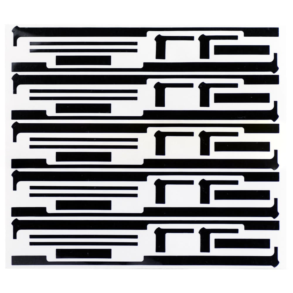 REPLACEMENT FOR IPAD MINI SCREEN ADHESIVE STICKER BLACK