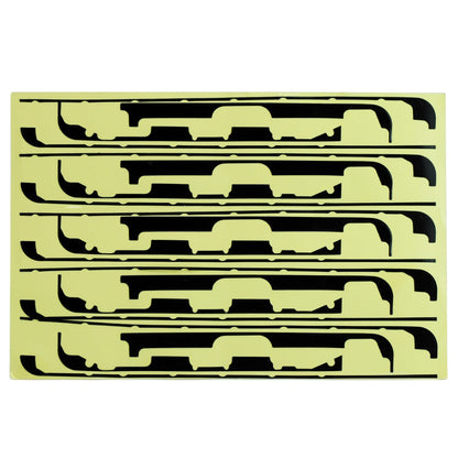 REPLACEMENT FOR IPAD MINI SCREEN ADHESIVE STICKER BLACK NEW VERSION