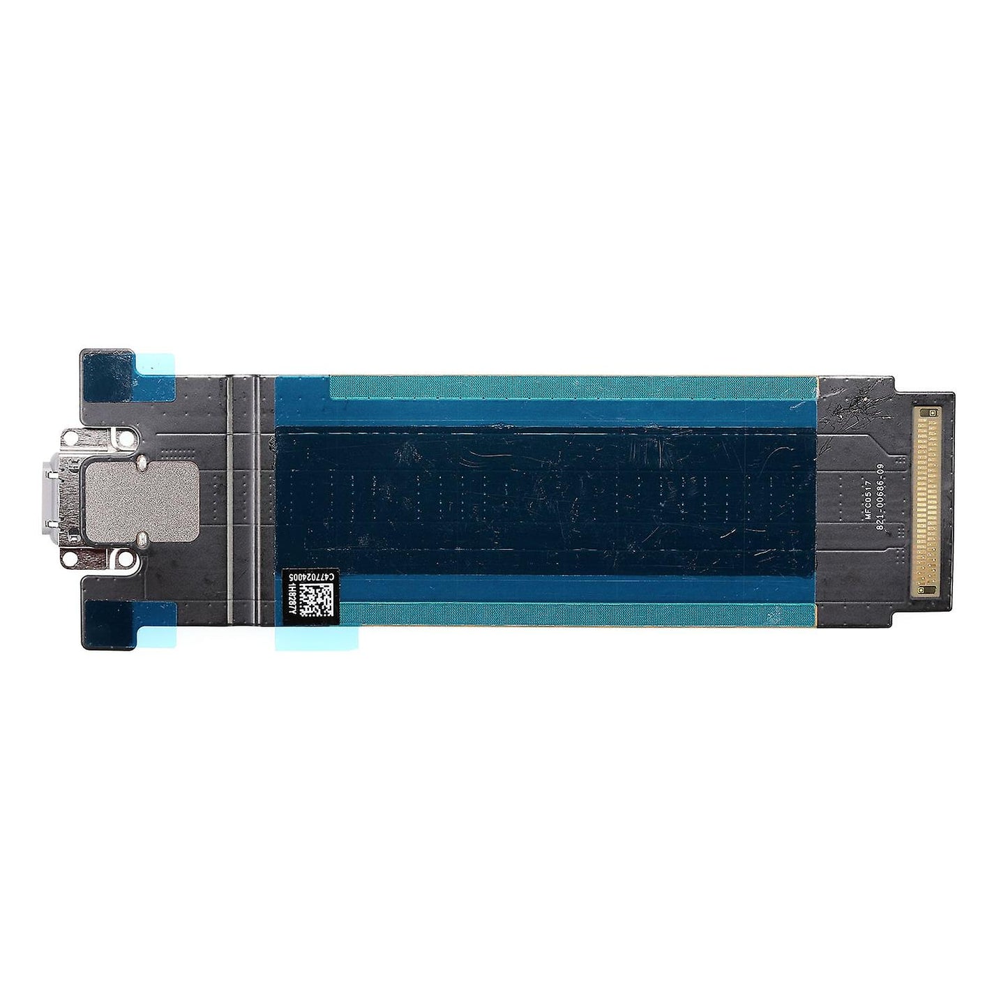 REPLACEMENT FOR IPAD PRO 12.9" 2ND GEN USB CHARGING CONNECTOR FLEX CABLE WLAN + CELLULAR VERSION - BLACK