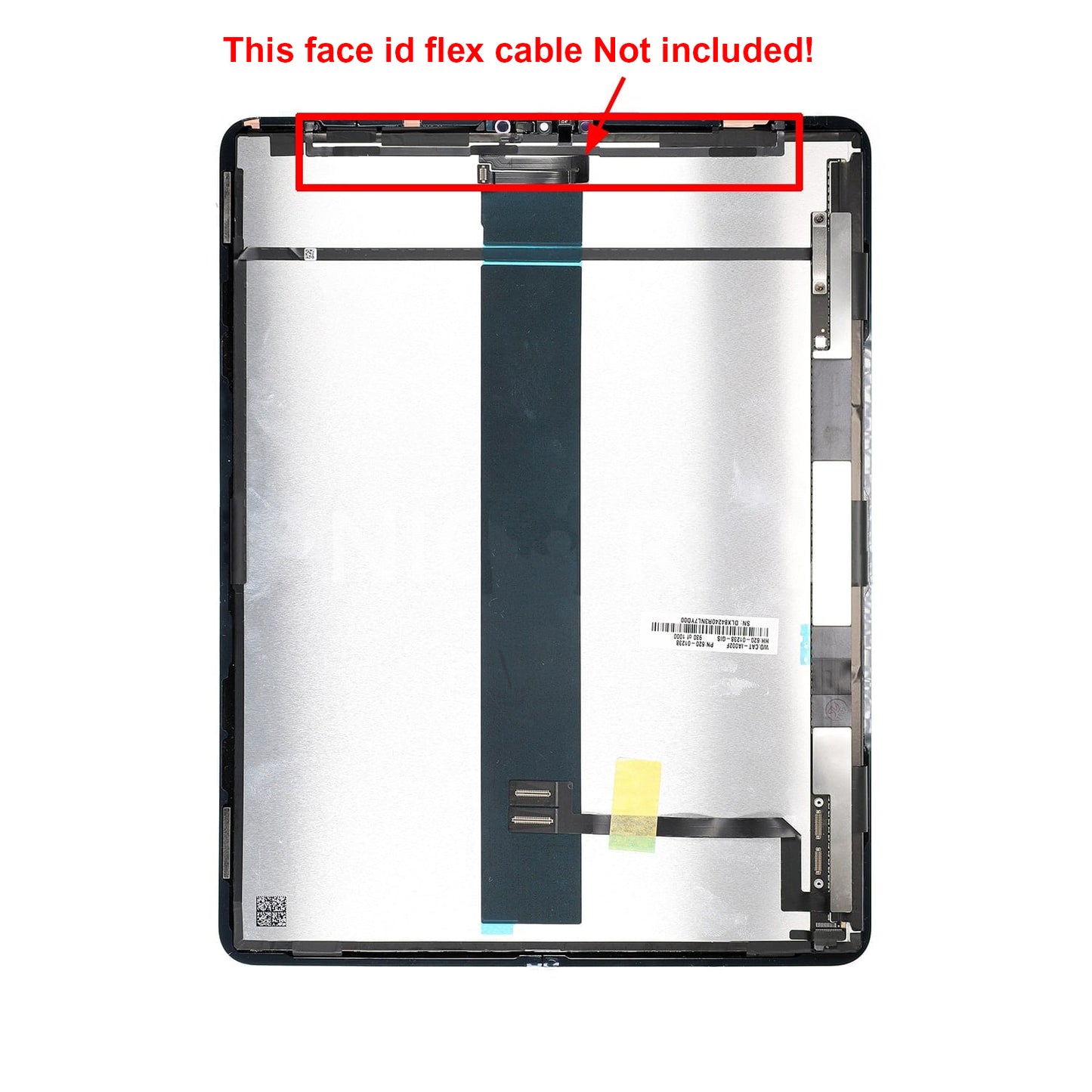 REPLACEMENT FOR IPAD PRO 12.9 4TH GEN LCD WITH DIGITIZER ASSEMBLY - BLACK