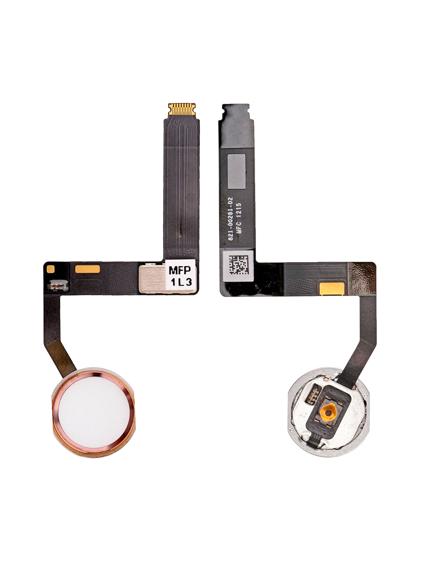 REPLACEMENT FOR IPAD PRO 9.7" HOME BUTTON ASSEMBLY WITH FLEX CABLE RIBBON - ROSE