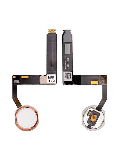 REPLACEMENT FOR IPAD PRO 9.7" HOME BUTTON ASSEMBLY WITH FLEX CABLE RIBBON - ROSE