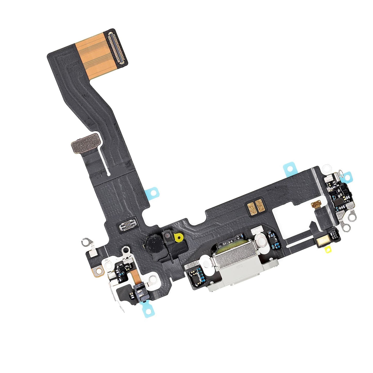 תחליף לאייפון 12/12 PRO כבל FLEX טעינת USB - לבן