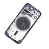 REPLACEMENT FOR IPHONE 12 MINI REAR HOUSING WITH FRAME - BLUE