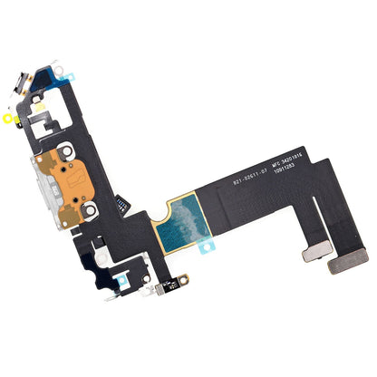 REPLACEMENT FOR IPHONE 12 MINI USB CHARGING FLEX CABLE - WHITE