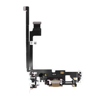 REPLACEMENT FOR IPHONE 12 PRO MAX USB CHARGING FLEX CABLE - GOLD