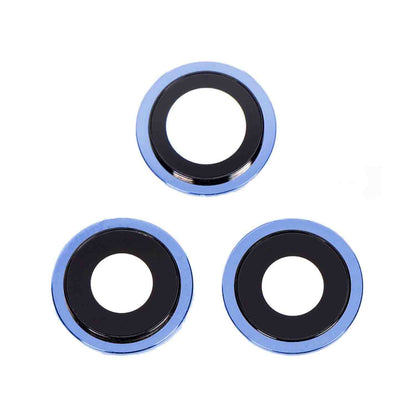 REPLACEMENT FOR IPHONE 12 PRO REAR CAMERA HOLDER WITH LENS - PACIFIC BLUE