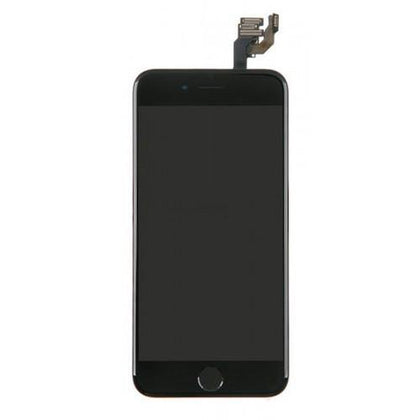 REPLACEMENT FOR IPHONE 6 LCD SCREEN FULL ASSEMBLY WITH BLACK RING - BLACK - EXPRESS PARTS -WHOLESALE CELLPHONE REPAIR PARTS