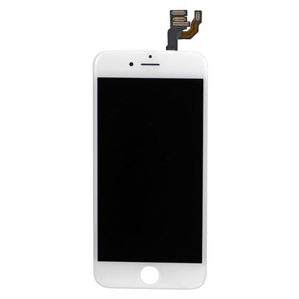 REPLACEMENT FOR IPHONE 6 LCD SCREEN FULL ASSEMBLY WITHOUT HOME BUTTON - WHITE - EXPRESS PARTS -WHOLESALE CELLPHONE REPAIR PARTS