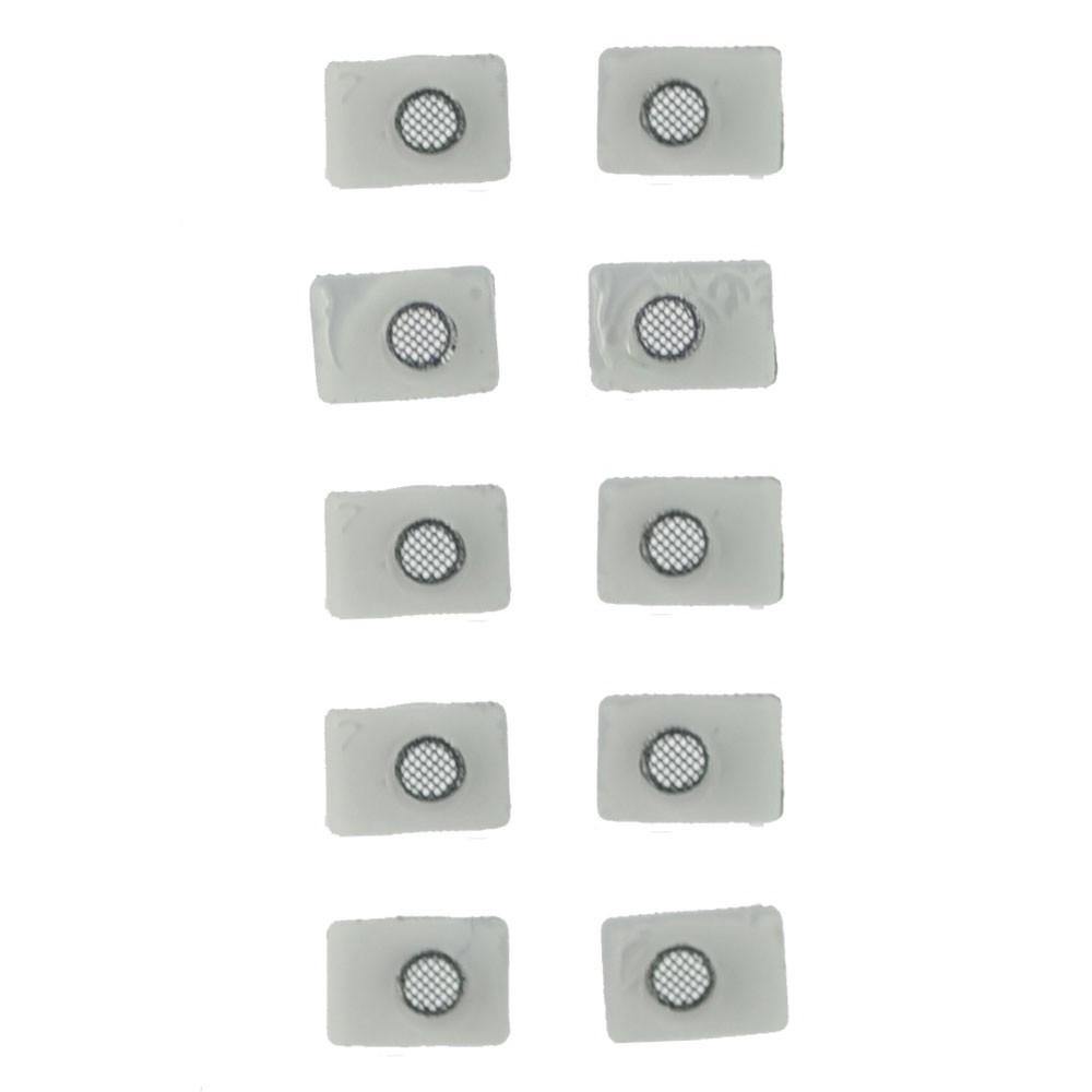 REPLACEMENT FOR IPHONE 6 REAR MIC ANTI-DUST MESH WITH BRACKET 1 DOT - EXPRESS PARTS -WHOLESALE CELLPHONE REPAIR PARTS