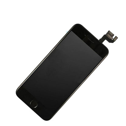 REPLACEMENT FOR IPHONE 6S LCD SCREEN FULL ASSEMBLY WITH BLACK RING HOME BUTTON - BLACK - EXPRESS PARTS -WHOLESALE CELLPHONE REPAIR PARTS