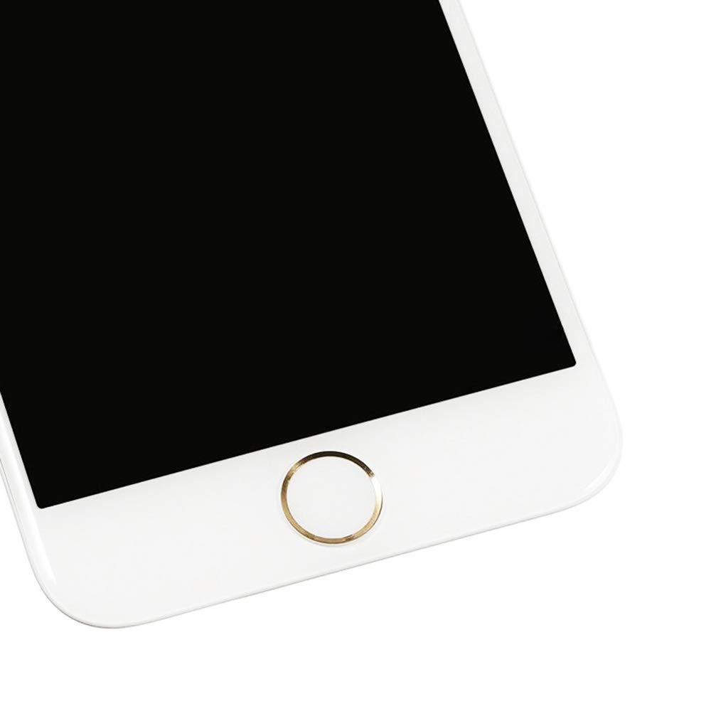 REPLACEMENT FOR IPHONE 6S LCD SCREEN FULL ASSEMBLY WITH GOLD RING HOME BUTTON - WHITE - EXPRESS PARTS -WHOLESALE CELLPHONE REPAIR PARTS