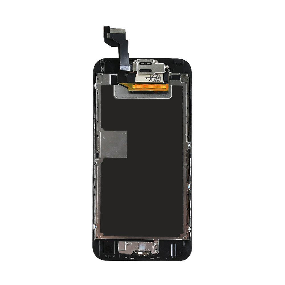 REPLACEMENT FOR IPHONE 6S LCD SCREEN FULL ASSEMBLY WITHOUT HOME BUTTON - BLACK - EXPRESS PARTS -WHOLESALE CELLPHONE REPAIR PARTS