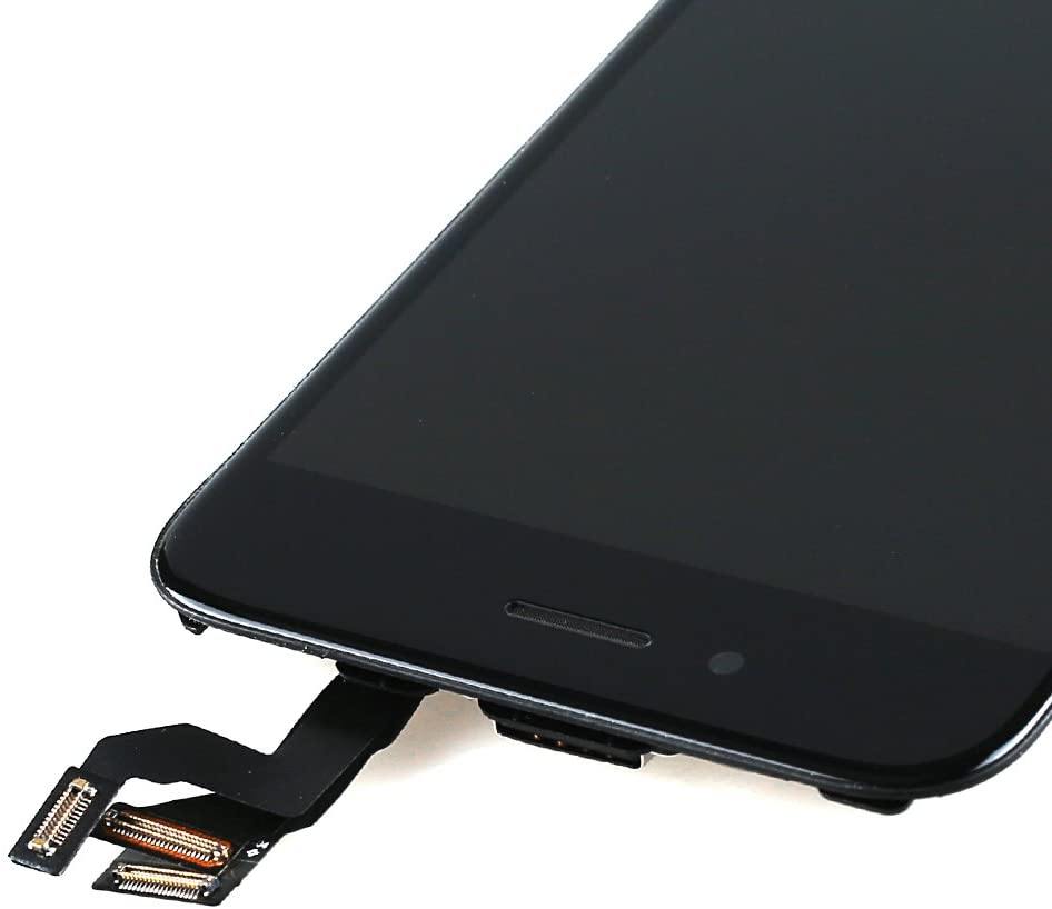 REPLACEMENT FOR IPHONE 6S LCD SCREEN FULL ASSEMBLY WITHOUT HOME BUTTON - BLACK - EXPRESS PARTS -WHOLESALE CELLPHONE REPAIR PARTS