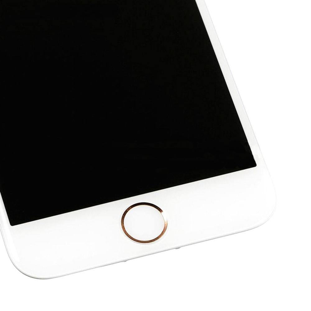 REPLACEMENT FOR IPHONE 6S LCD SCREEN FULL ASSEMBLY WITH ROSE RING HOME BUTTON - WHITE - EXPRESS PARTS -WHOLESALE CELLPHONE REPAIR PARTS