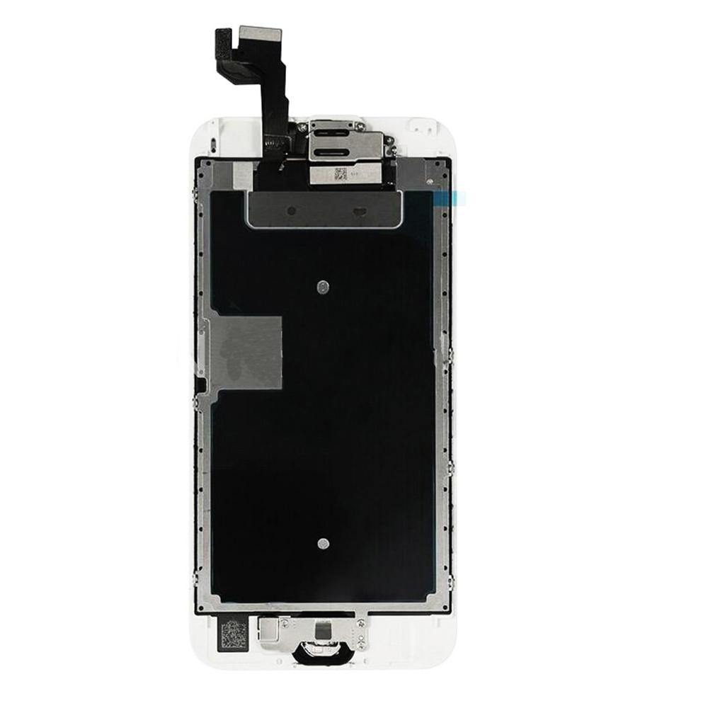 REPLACEMENT FOR IPHONE 6S LCD SCREEN FULL ASSEMBLY WITH ROSE RING HOME BUTTON - WHITE - EXPRESS PARTS -WHOLESALE CELLPHONE REPAIR PARTS
