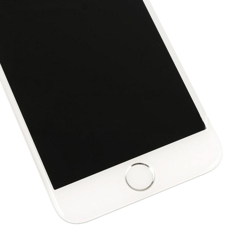 REPLACEMENT FOR IPHONE 6S LCD SCREEN FULL ASSEMBLY WITH SILVER RING HOME BUTTON - WHITE - EXPRESS PARTS -WHOLESALE CELLPHONE REPAIR PARTS