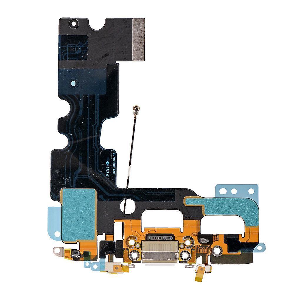 REPLACEMENT FOR IPHONE 7 PLUS CHARGING CONNECTOR ASSEMBLY - LIGHT GRAY - EXPRESS PARTS -WHOLESALE CELLPHONE REPAIR PARTS