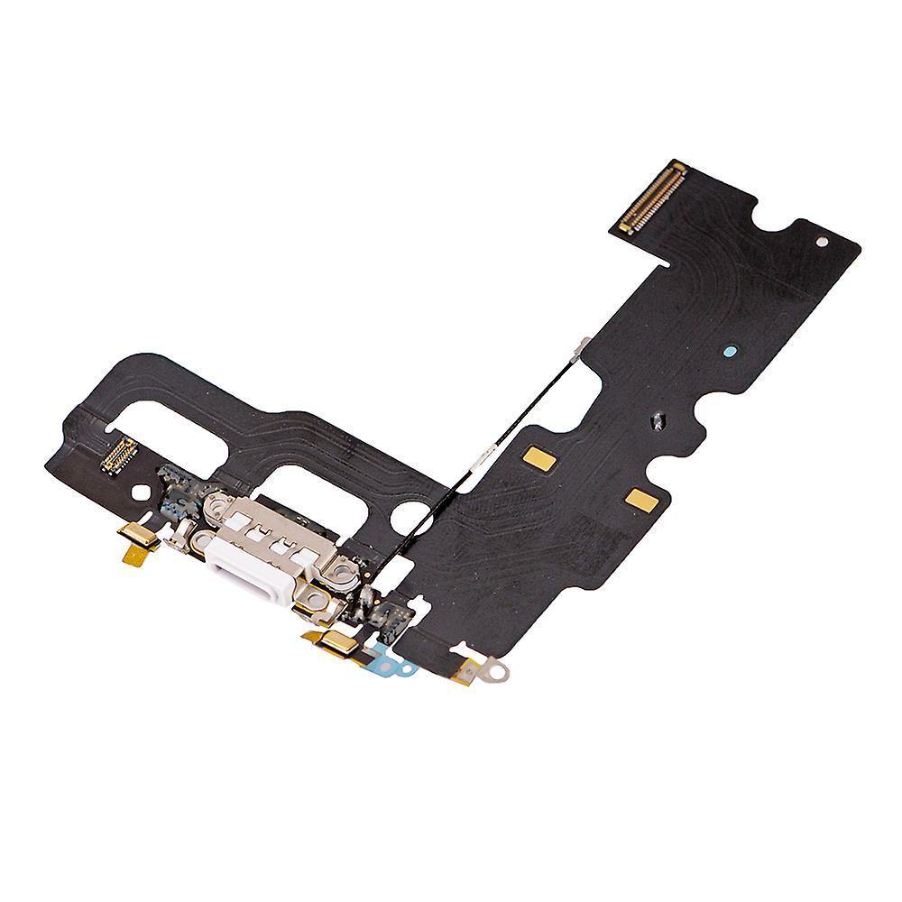 REPLACEMENT FOR IPHONE 7 PLUS CHARGING CONNECTOR ASSEMBLY - LIGHT GRAY - EXPRESS PARTS -WHOLESALE CELLPHONE REPAIR PARTS