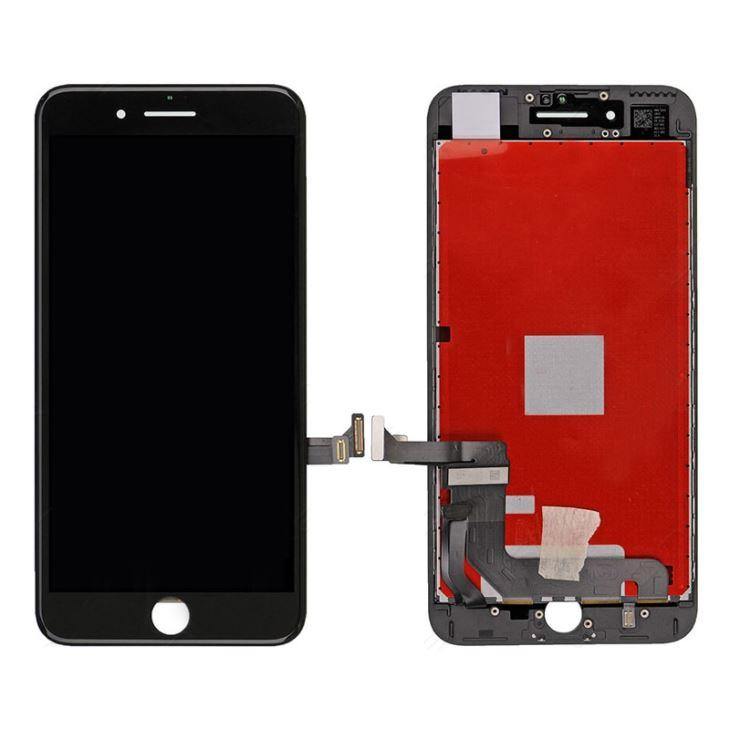 REPLACEMENT FOR IPHONE 7 PLUS LCD SCREEN AND DIGITIZER ASSEMBLY - BLACK - EXPRESS PARTS -WHOLESALE CELLPHONE REPAIR PARTS