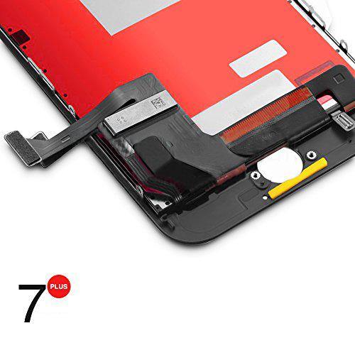 REPLACEMENT FOR IPHONE 7 PLUS LCD SCREEN AND DIGITIZER ASSEMBLY - BLACK - EXPRESS PARTS -WHOLESALE CELLPHONE REPAIR PARTS