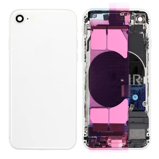 REPLACEMENT FOR IPHONE 8 BACK COVER FULL ASSEMBLY - SILVER