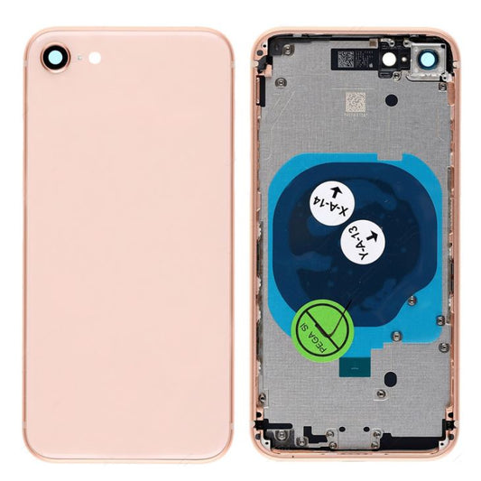 REPLACEMENT FOR IPHONE 8 BACK COVER WITH FRAME ASSEMBLY - GOLD