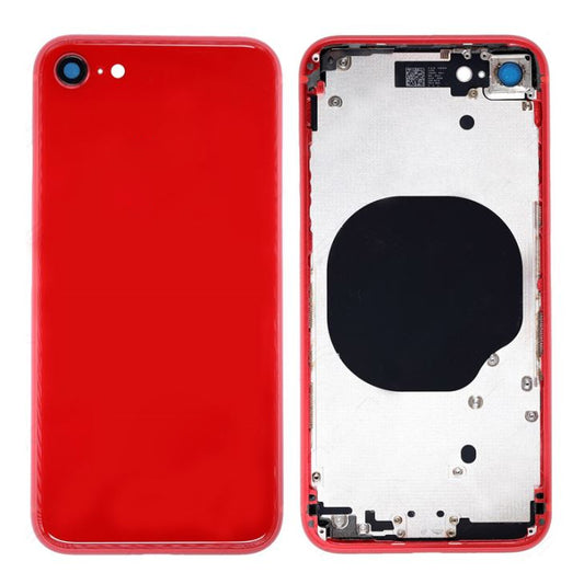 REPLACEMENT FOR IPHONE 8 BACK COVER WITH FRAME ASSEMBLY - RED