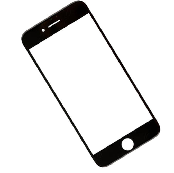 REPLACEMENT FOR IPHONE 8 FRONT GLASS LENS - BLACK
