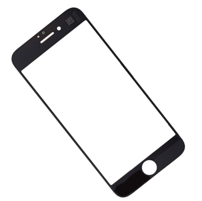 REPLACEMENT FOR IPHONE 8 FRONT GLASS LENS - BLACK