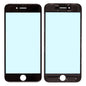 REPLACEMENT FOR IPHONE 8 FRONT GLASS LENS WITH SUPPORTING FRAME - BLACK