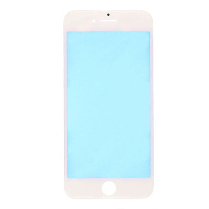 REPLACEMENT FOR IPHONE 8 FRONT GLASS LENS WITH SUPPORTING FRAME - WHITE