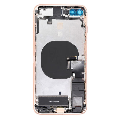 REPLACEMENT FOR IPHONE 8 PLUS BACK COVER FULL ASSEMBLY - GOLD