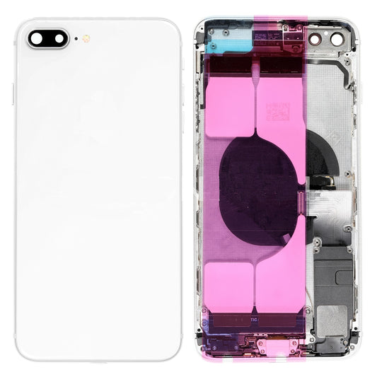 REPLACEMENT FOR IPHONE 8 PLUS BACK COVER FULL ASSEMBLY - SILVER