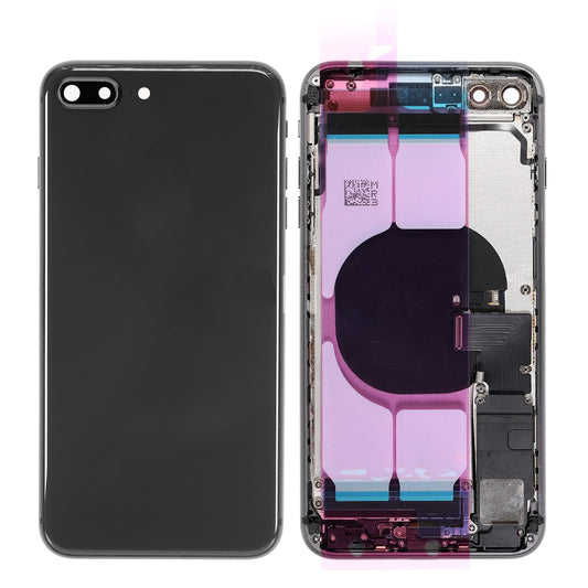 REPLACEMENT FOR IPHONE 8 PLUS BACK COVER FULL ASSEMBLY - SPACE GRAY