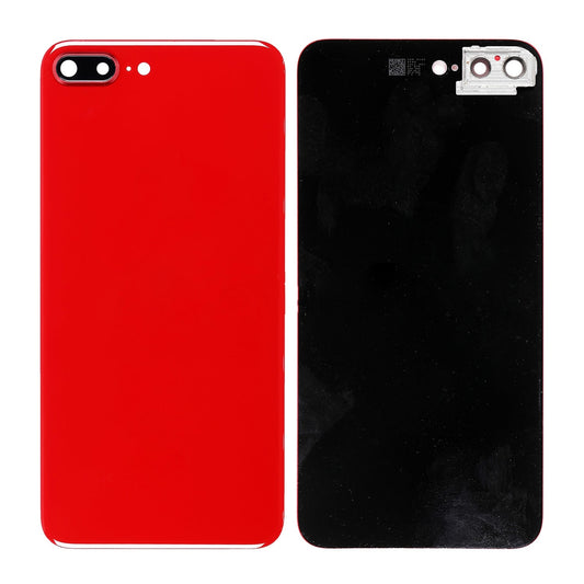 REPLACEMENT FOR IPHONE 8 PLUS BACK COVER WITH CAMERA HOLDER - RED